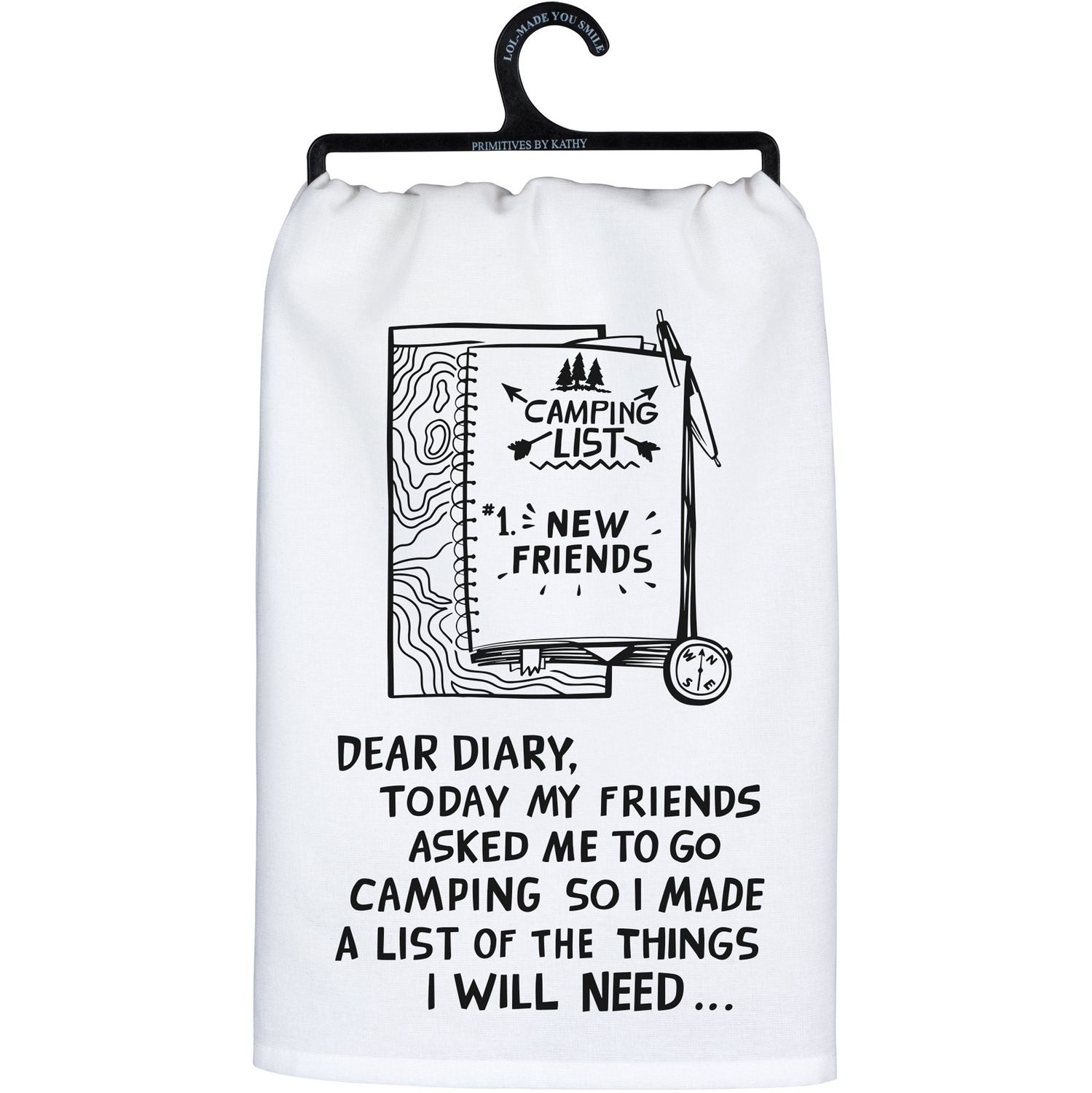 Primitives by Kathy New Friends Kitchen Towel