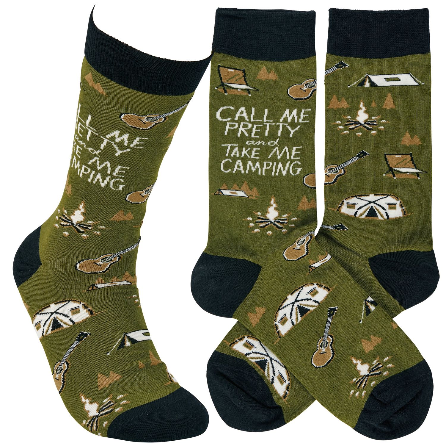 Primitives by Kathy Take Me Camping Socks