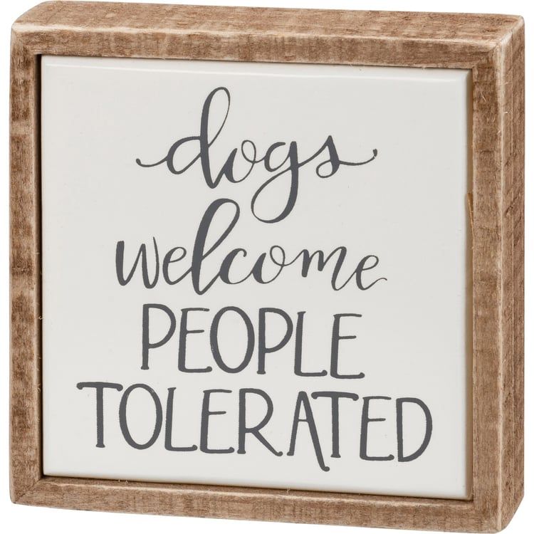 Primitives by Kathy We're Dog People Mini Frame