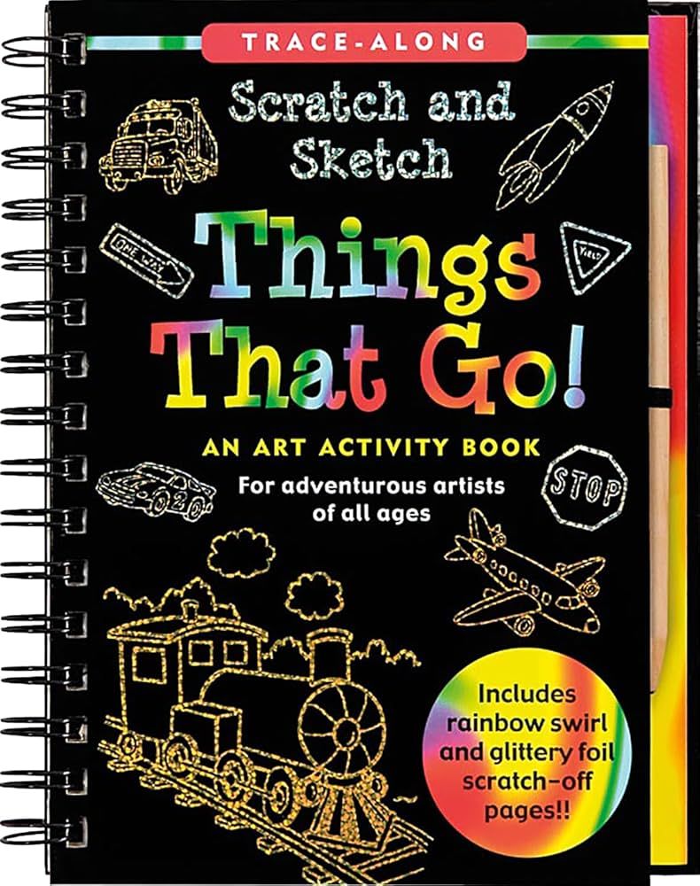Scratch and Sketch Things That Go! by Mara Conlon