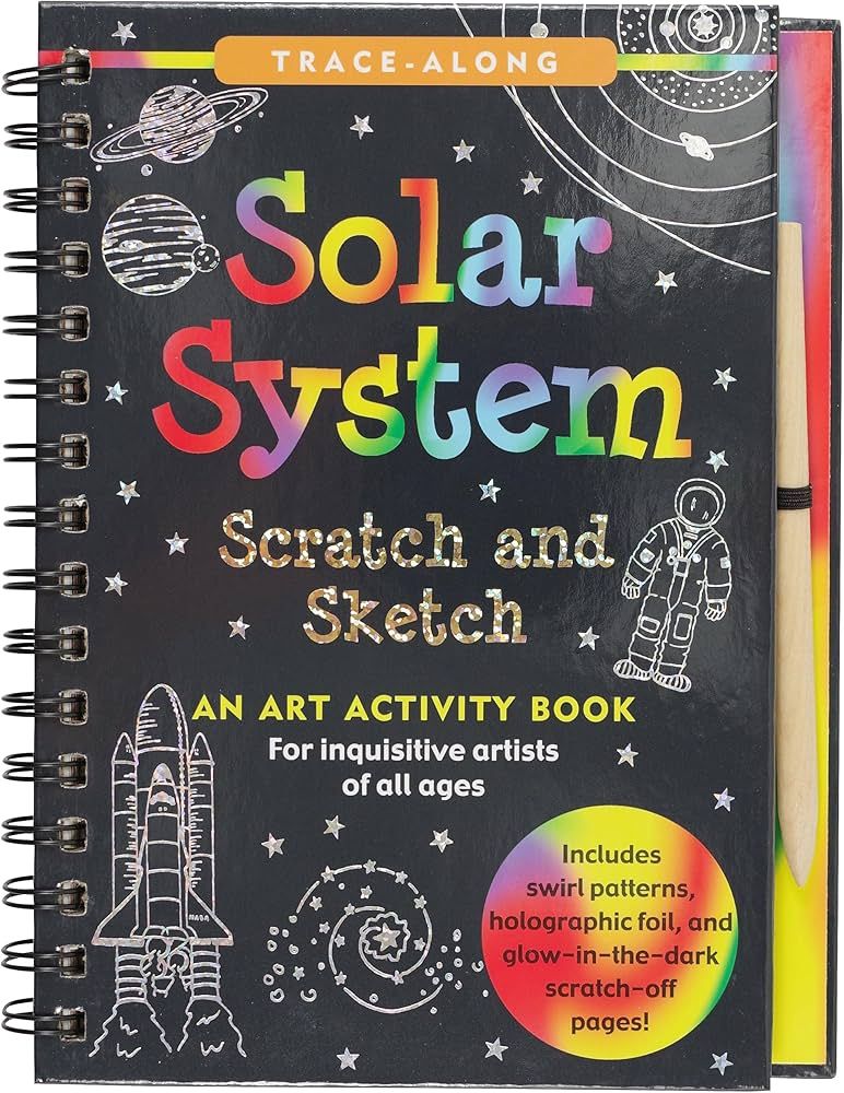 Solar System Scratch And Sketch
