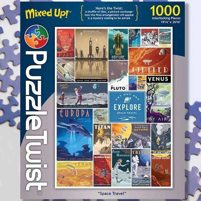 Space Travel 1000-Piece Puzzle by Puzzletwist