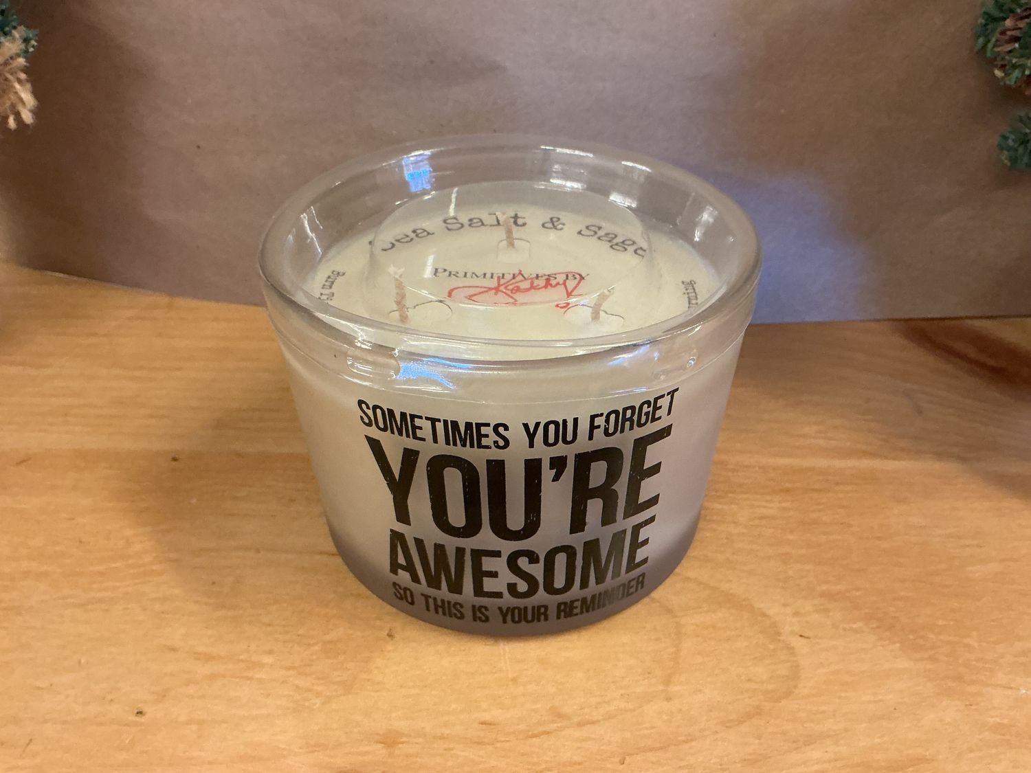 You’re Awesome - Sea Salt &amp; Sage - Candle