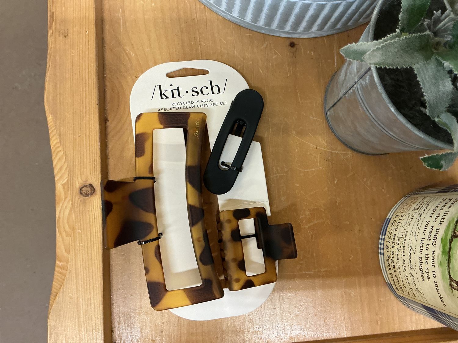 Tortoise Assorted Claw Clips Set