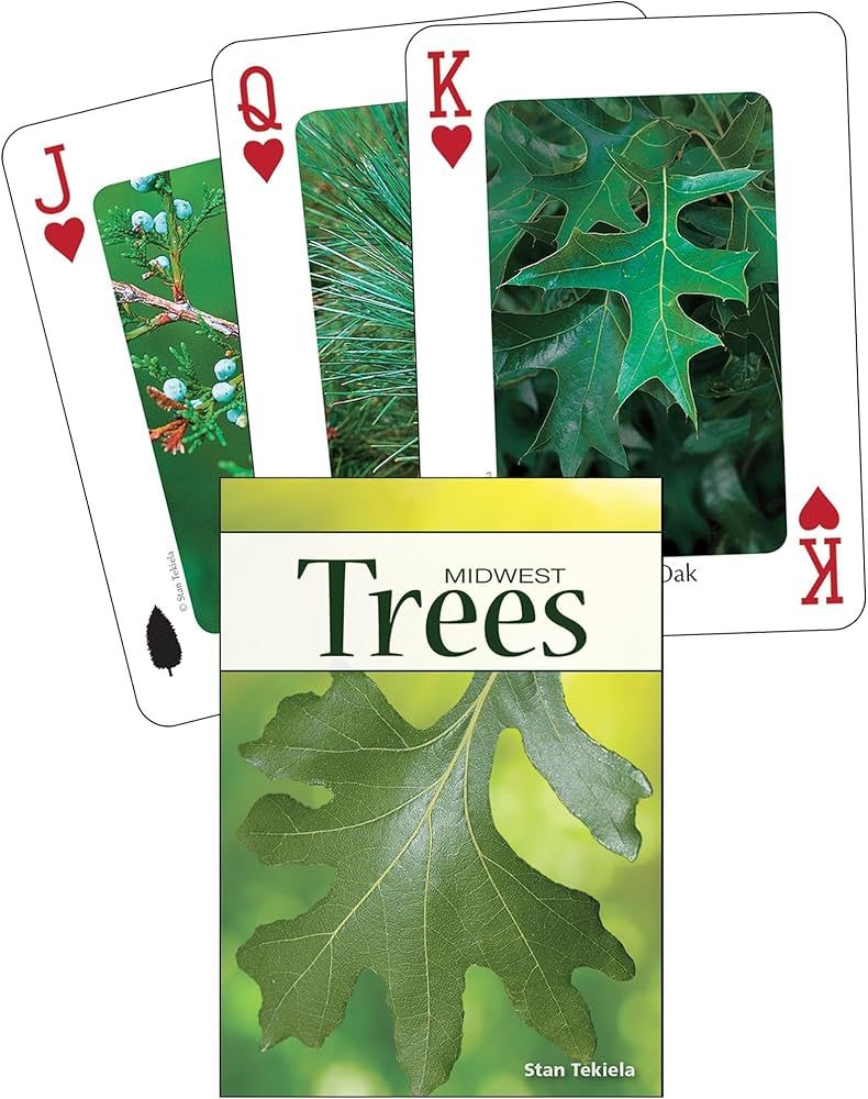 Trees of the Midwest Playing Cards (Nature's Wild Cards) by Stan Tekiela