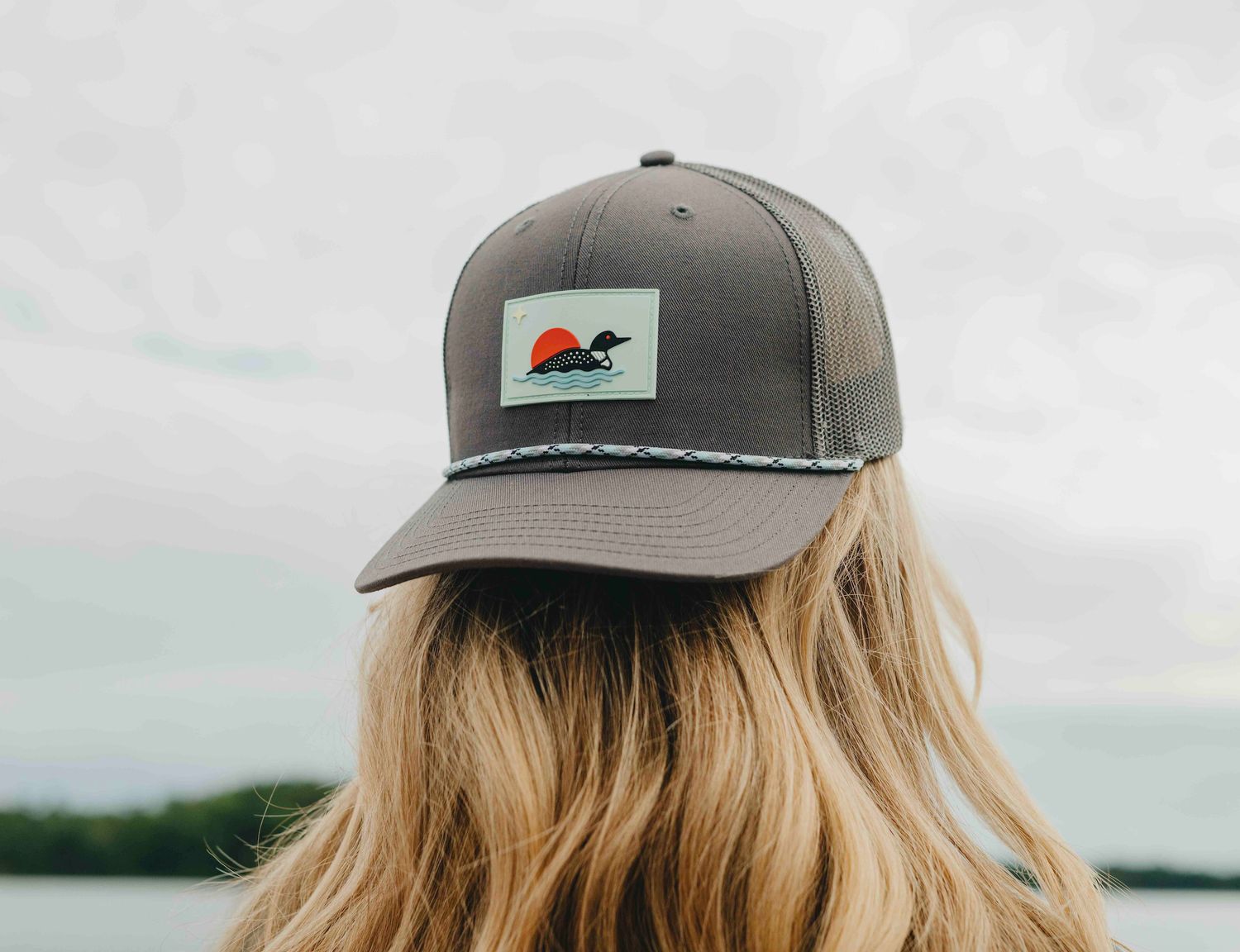 wetland sota grey snapback cap