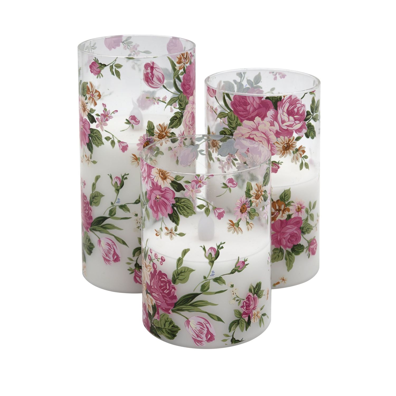Multi Floral Candle