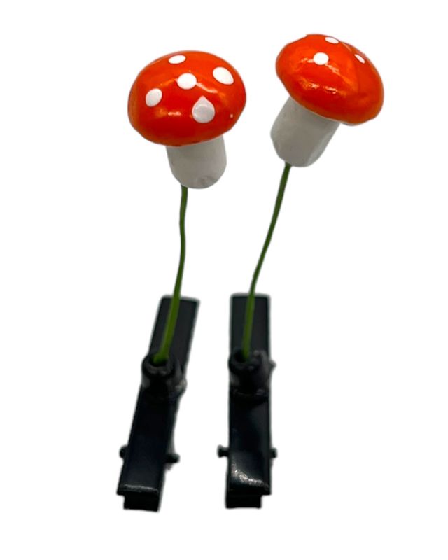 Mushroom Clip Set Of 2