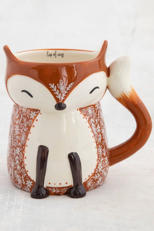 Natural Life Ceramic Fox Mug