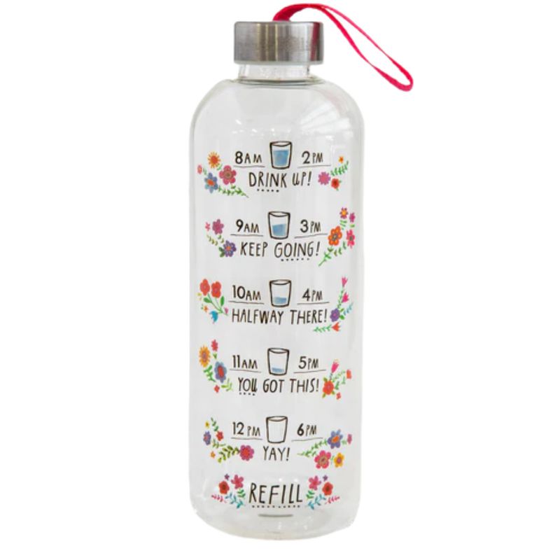 Natural Life 32oz Glass Water Bottle