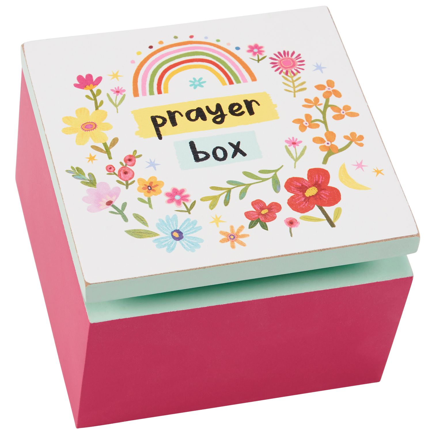 Primitives by Kathy Floral Prayer Box Hinged Box