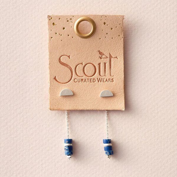SCOUT Curated Wears - Stone Meteor Thread/Jacket Earring