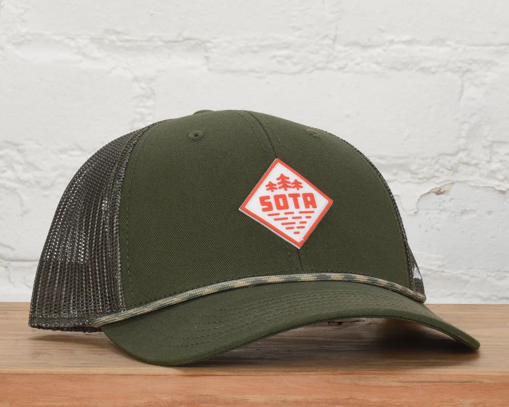 Sota Red Fern Snapback