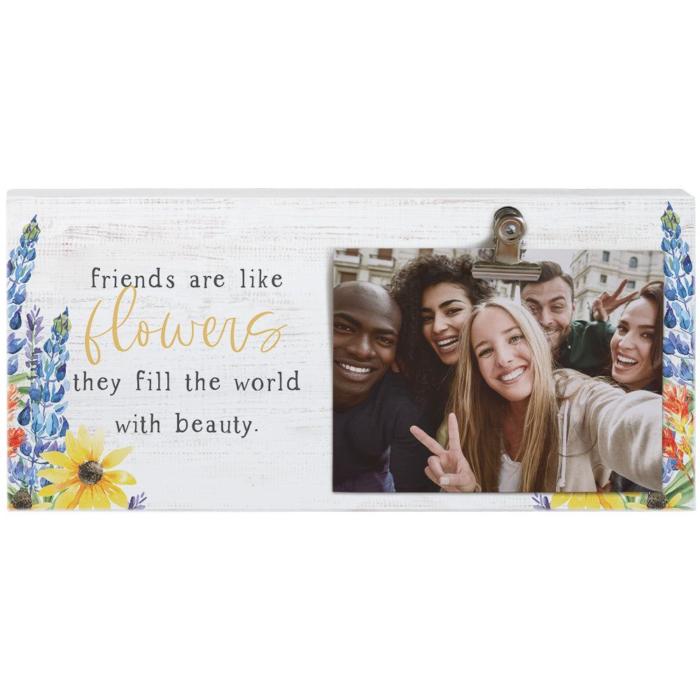 friends are like flowers clip frame