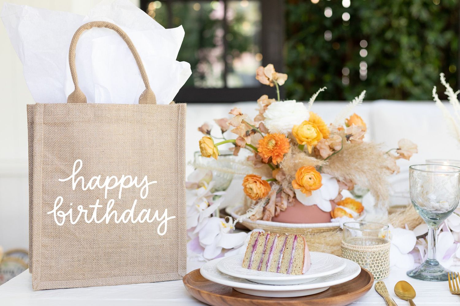 happy birthday reusable bag