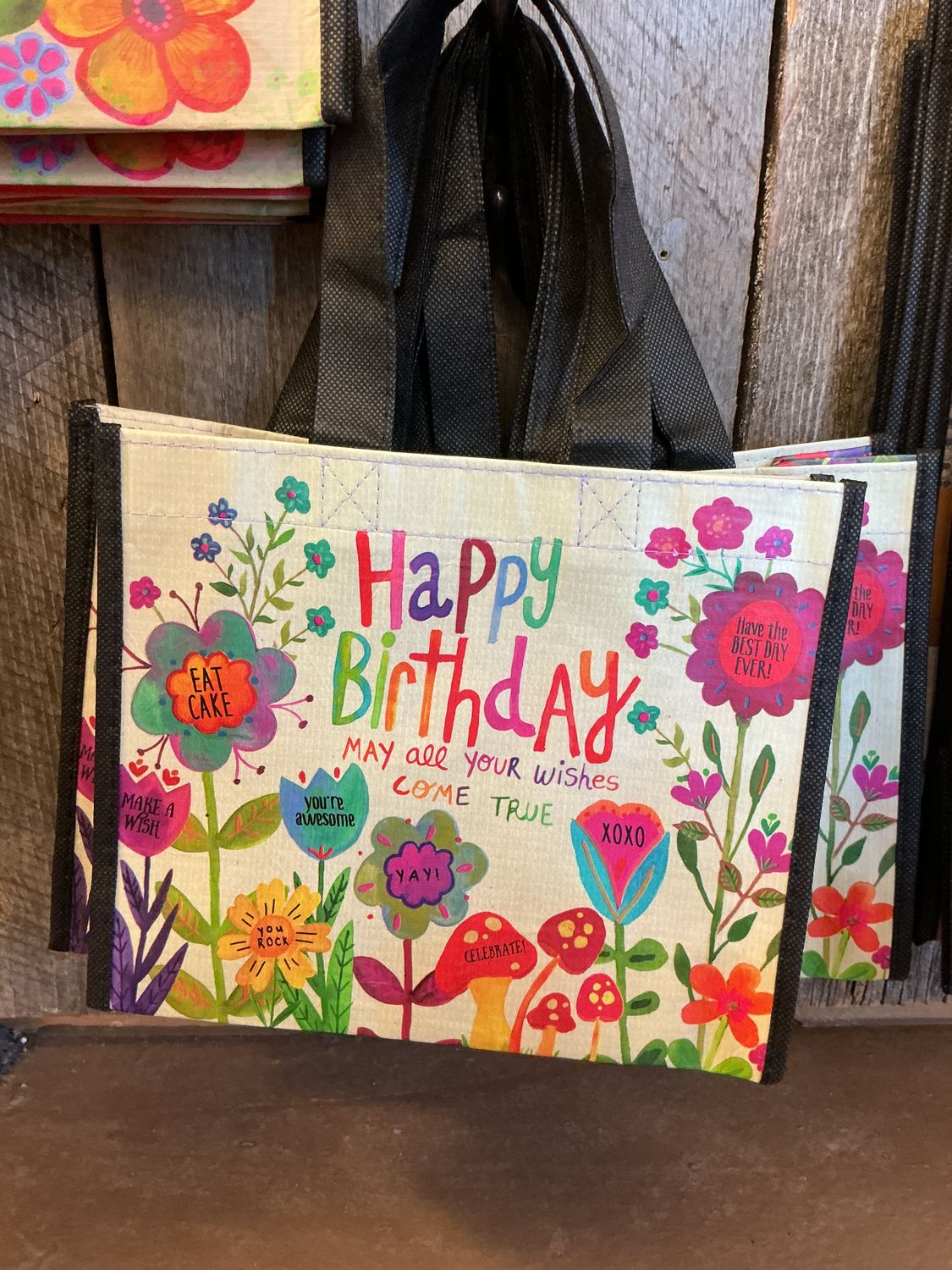 Happy Birthday Wishes Small - Reusable Bag