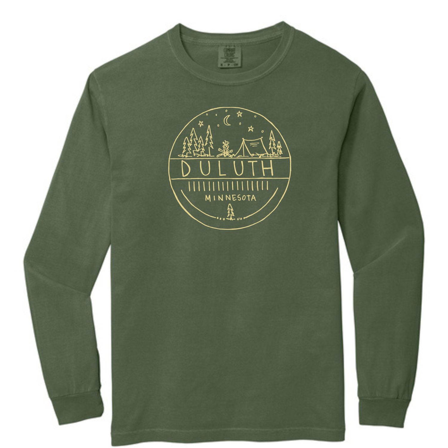 Duluth Camping Scene Circle Longe Sleeve
