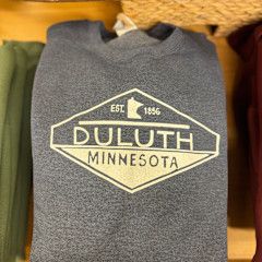 Duluth Minnesota Est 1856 Diamond Crew Neck