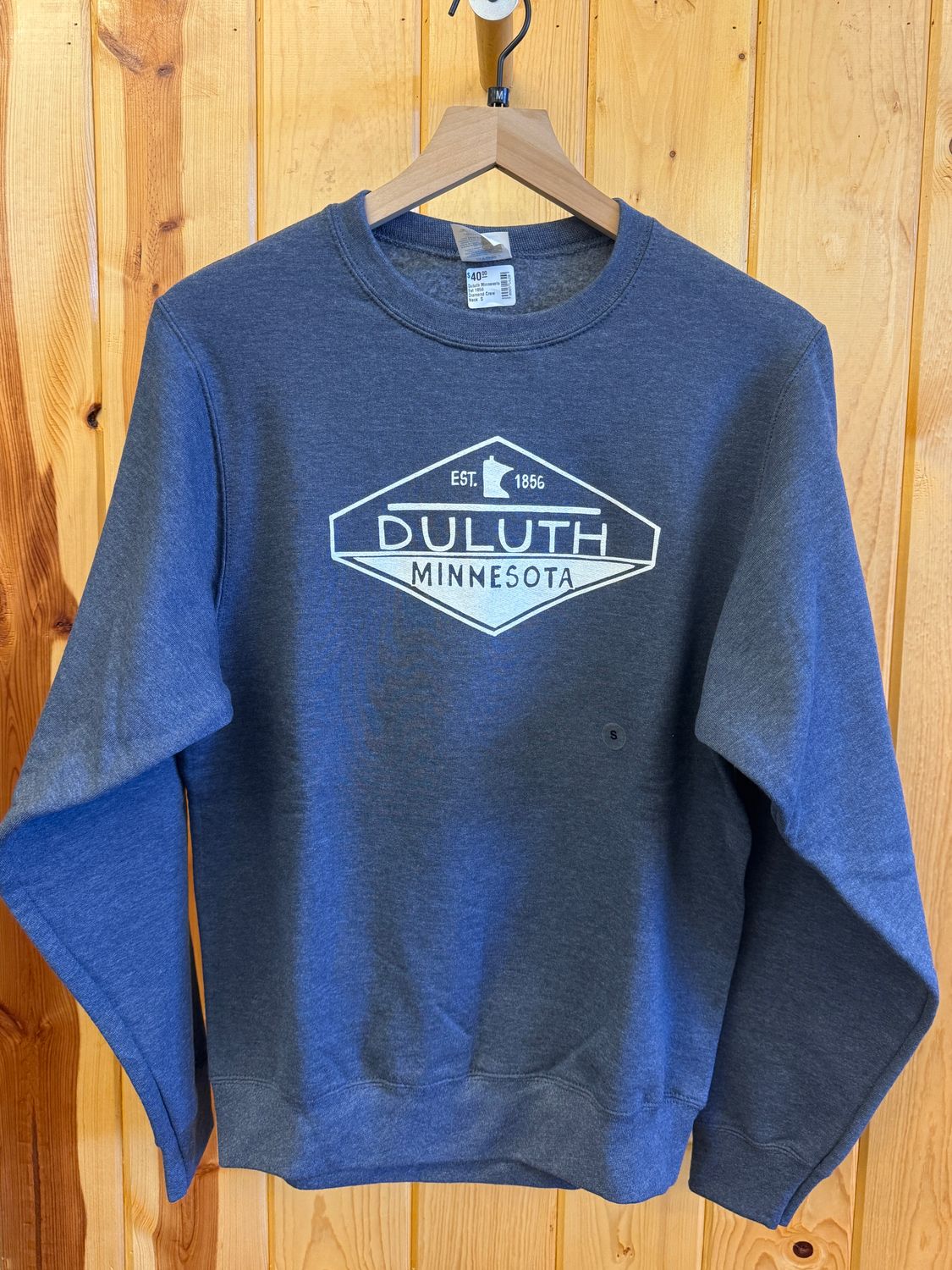 Duluth Minnesota Est 1856 Diamond Crew Neck, Size: S