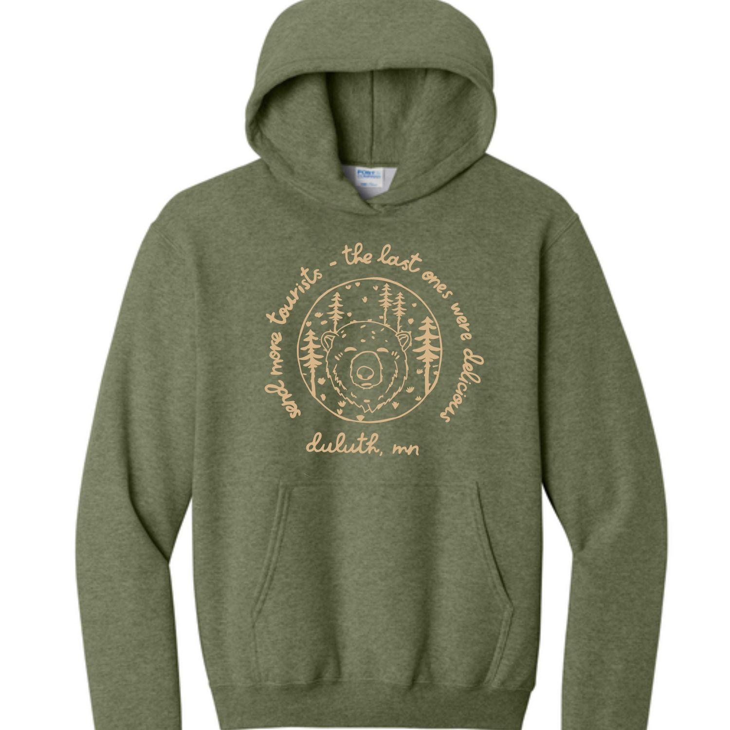 Duluth Send More Tourists Bear Hoodie