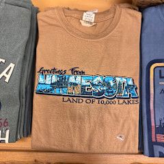 Greetings From Minnesota Land of 10000 Lakes Tee