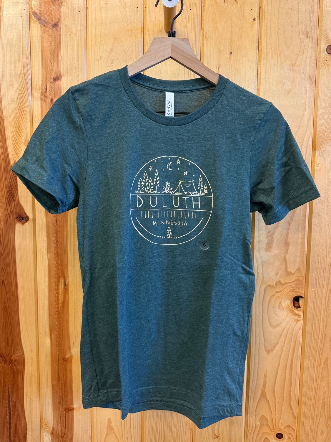 Duluth Camping Scene Circle Tee Forest, Size: S