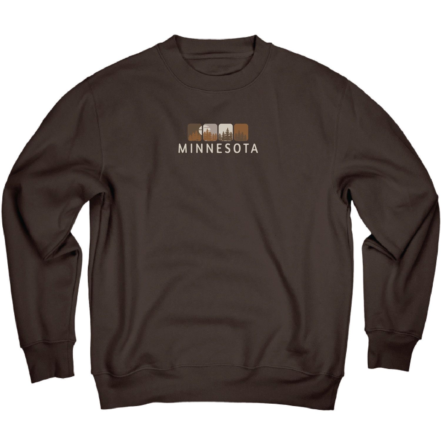 Minnesota Four Seasons Pine Panel Crewneck