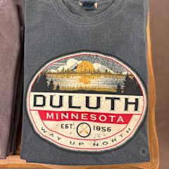 Duluth Minnesota Est 1856 Way Up North Circle Tee