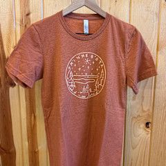 Minnesota Land of 10000 Lakes Sketch Tee Rust