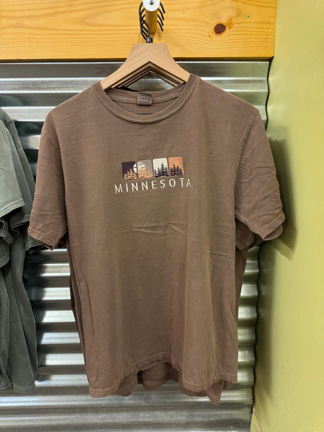 Minnesota Four Seasons Pine Panel Tee, Size: S