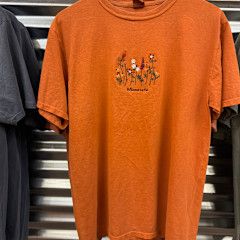 Minnesota Wildflower Embroidered Tee