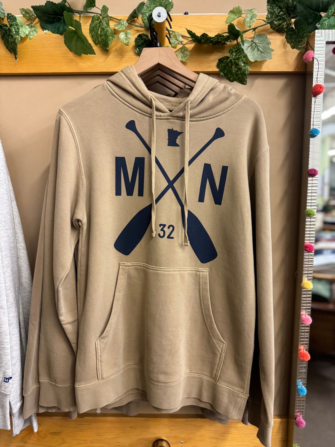 MN Crossed Paddles Hoodie | Sota, Size: S