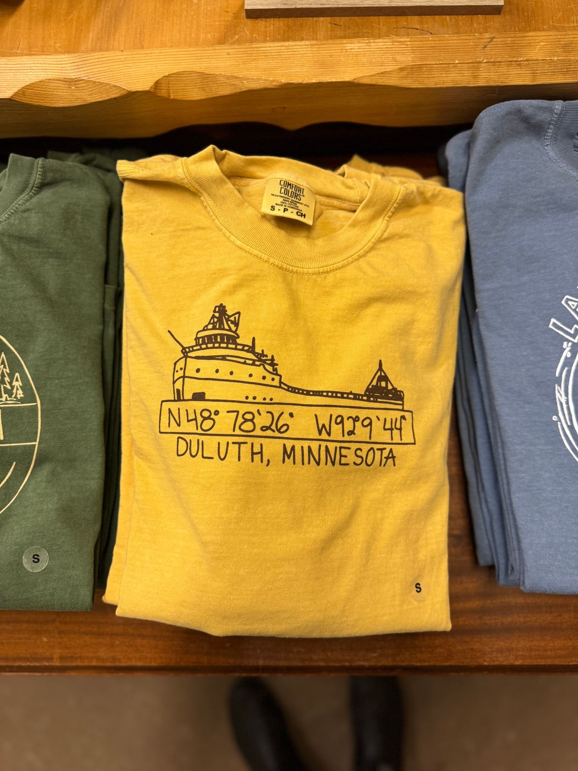 Duluth Coordinates Ore Boat Long Sleeve, Size: S