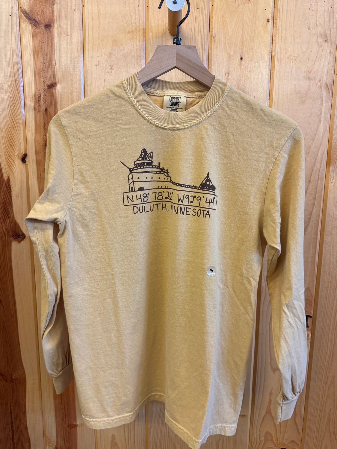 Duluth Coordinates Ore Boat Long Sleeve, Size: S