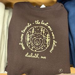 Duluth Send More Tourists Bear Crew Neck
