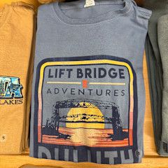Duluth Lift Bridge Adventures Sunset Tee