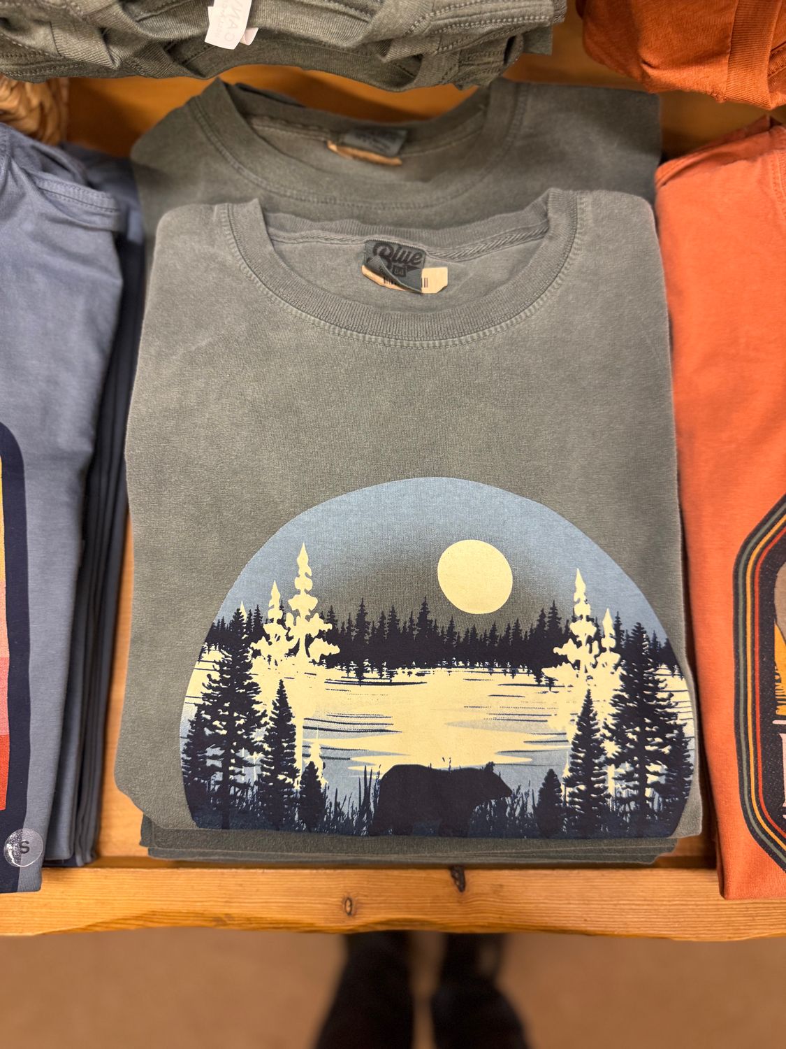 Minnesota Moonrise Bear Lake Tee, Size: S