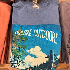 Explore Outdoors Forest Sky Tee