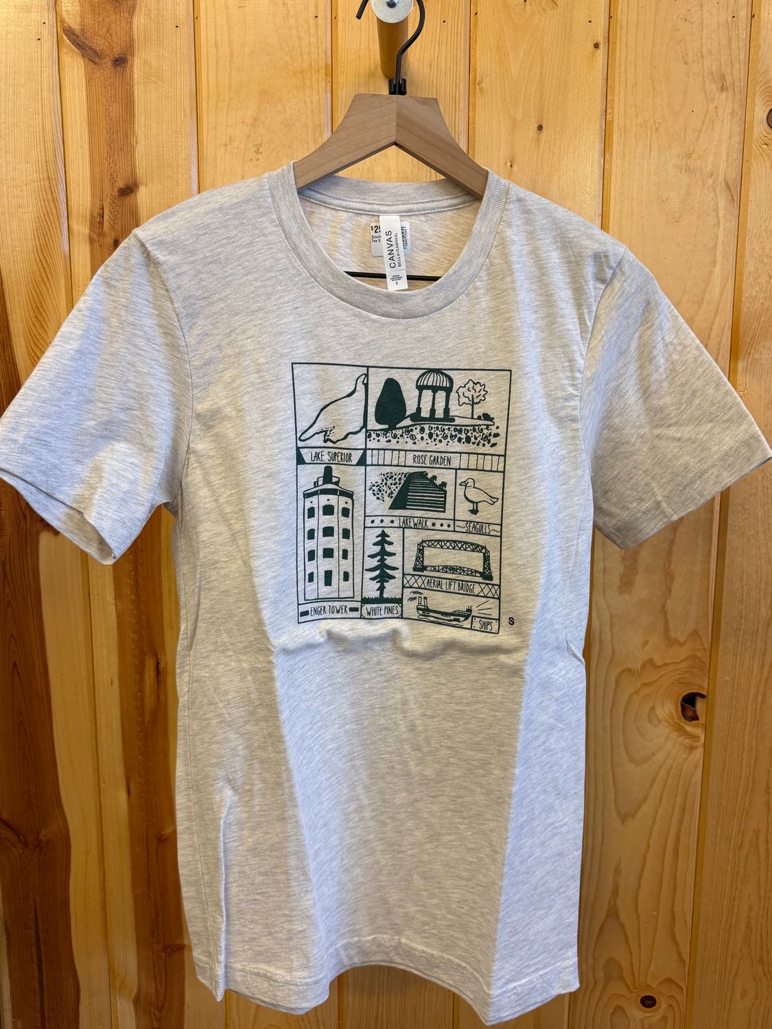 Duluth Icons Grid Tee, Size: S