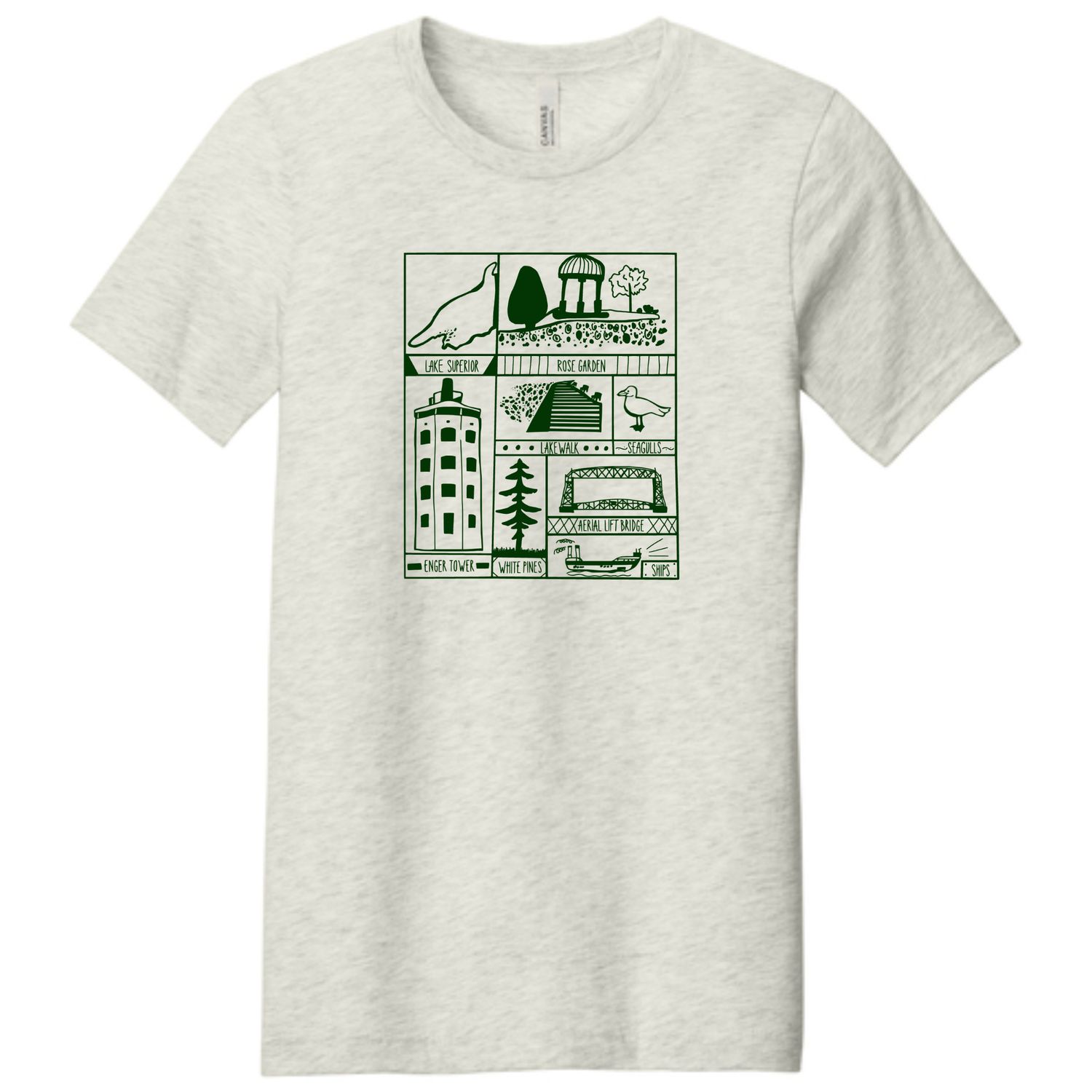 Duluth Icons Grid Tee