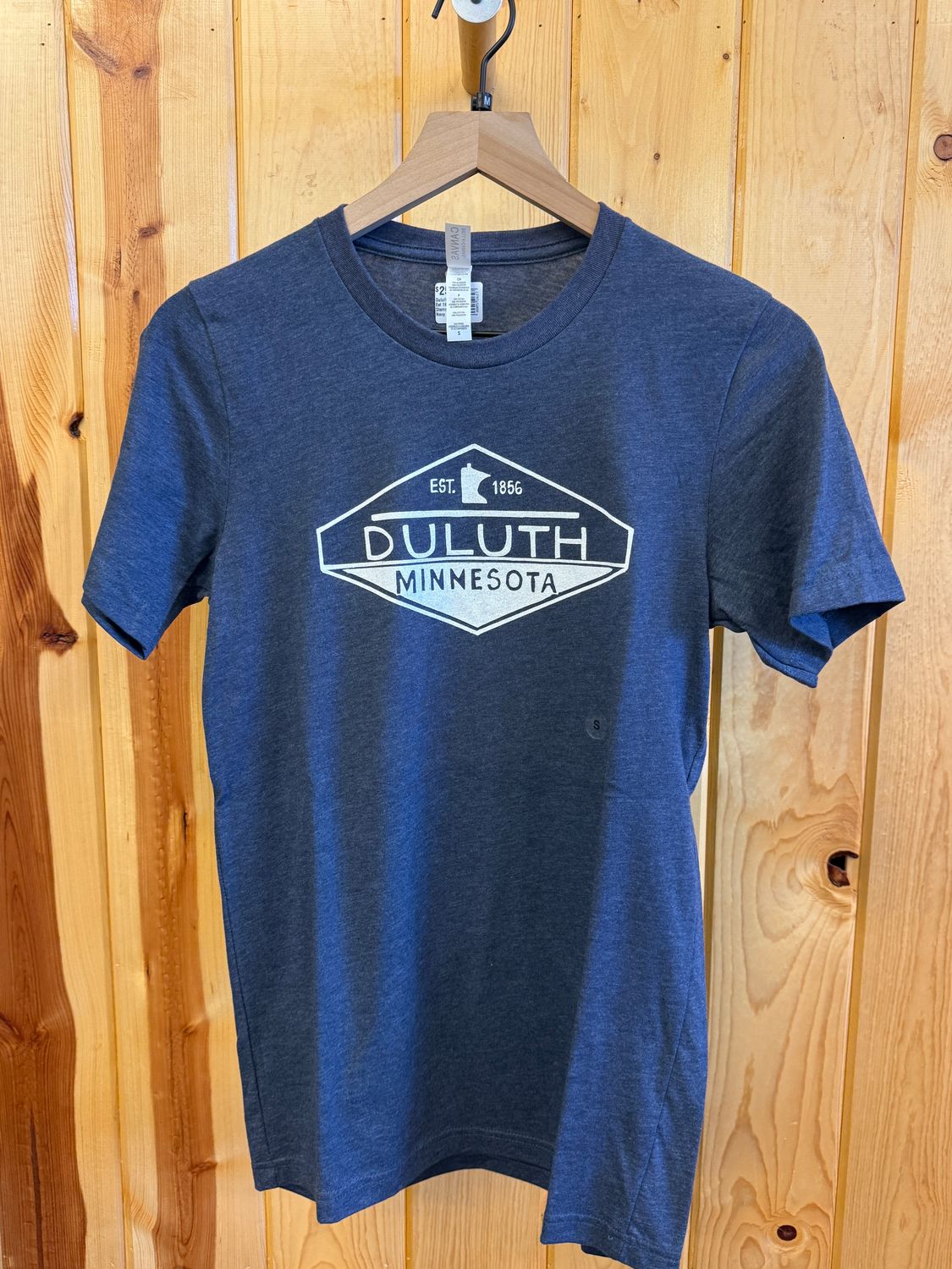 Duluth Minnesota Est 1856 Diamond Tee Navy, Size: S