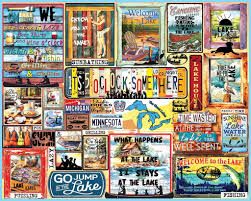Lake Time - 1000 Piece Jigsaw Puzzle | White Mountain Puzzles
