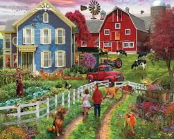 Country Life - 1000 Piece Jigsaw Puzzle | White Mountain Puzzles