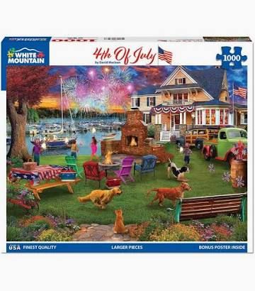 4th of July - 1000 Piece Jigsaw Puzzle | White Mountain Puzzles