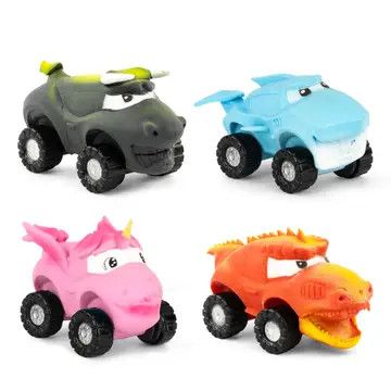 Stretch Wheels Shark, Bull, Unicorn &amp; Dino | Key Craft