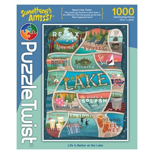 Life is Better at the Lake: 1,000 Piece Puzzle