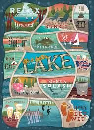 Life is Better at the Lake: 1,000 Piece Puzzle