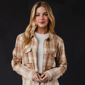 Tan Plaid Flannel