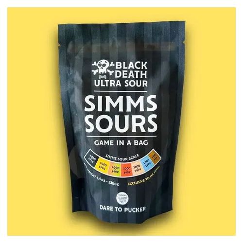 Mr. Simms Sweet Shoppe: Simms Sour Scale Game in a Bag (138g) Imported From England