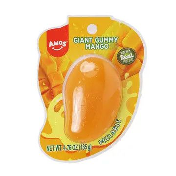 Amos Peelerz Giant Gummy Mango Peelable Candy (4.76oz)
